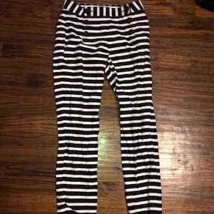 Striped tight pants